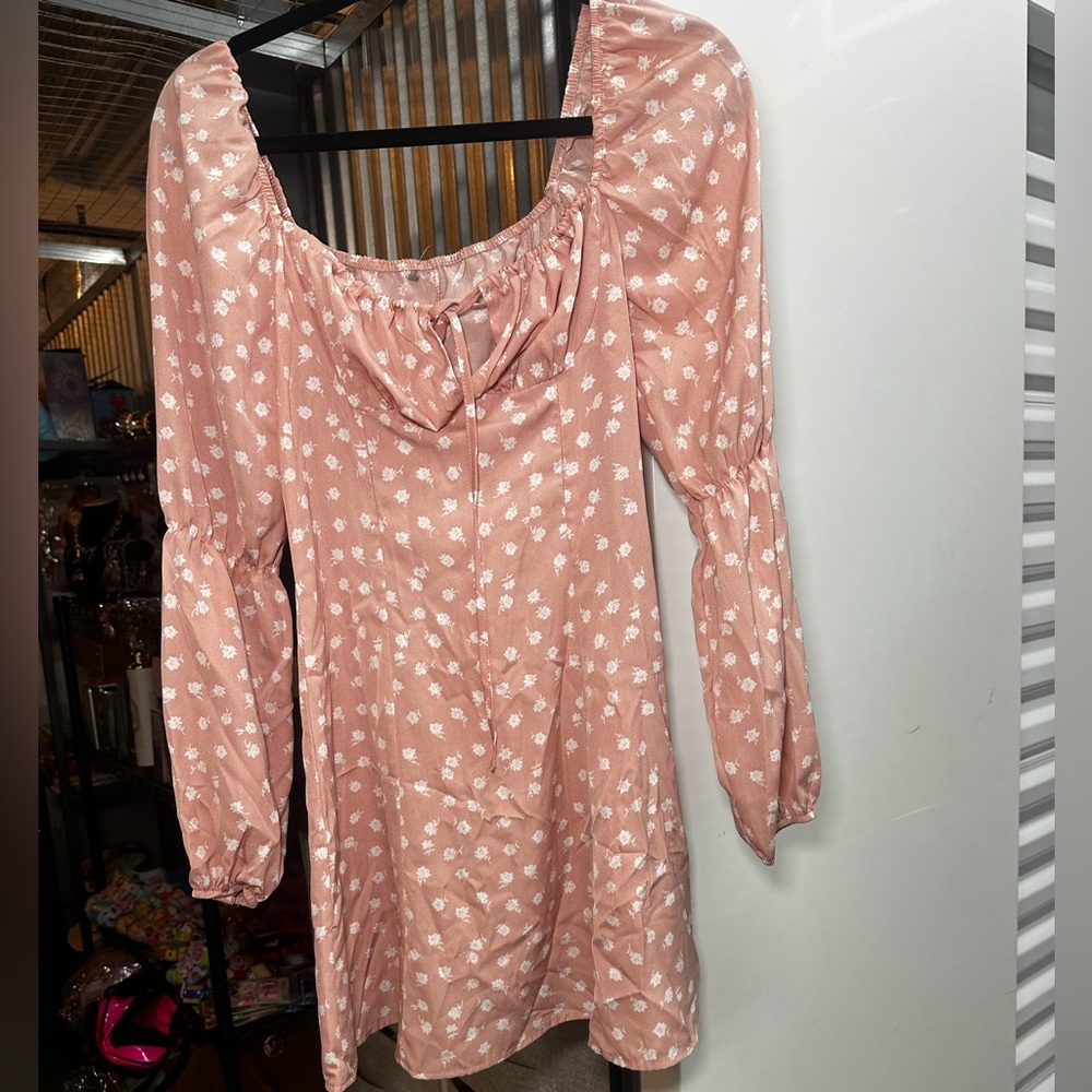 Floral Pink Women's Dress
